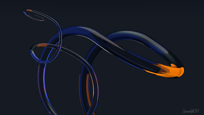 3D Abstract, 3D graphics, watermarked