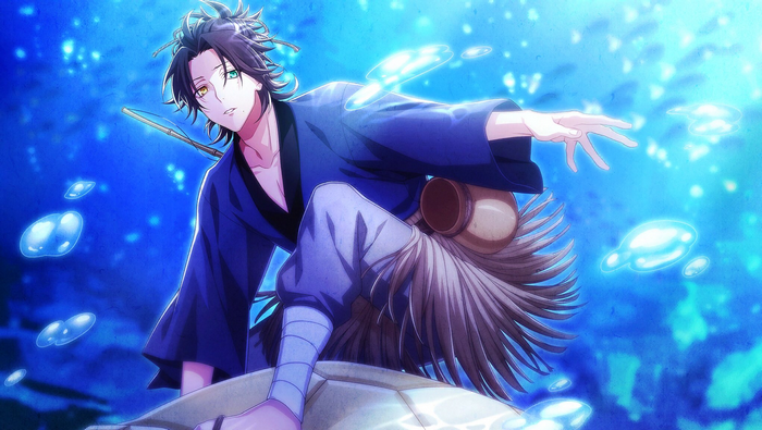 Jiro Yamada in Blue Kimono