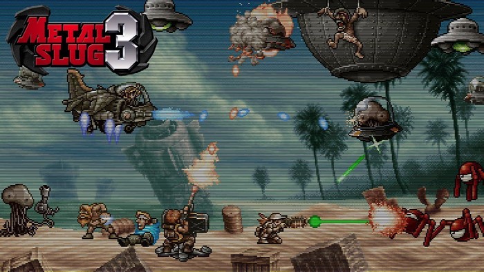 SNK, aliens, video games, tank, Metal Slug, Eri Kasamoto, Fio Germi