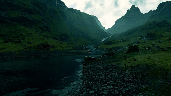 Death Stranding, video games, screen shot