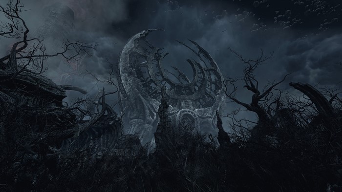 4K, fantasy art, ruin, inner chains, ruins, artwork, sky