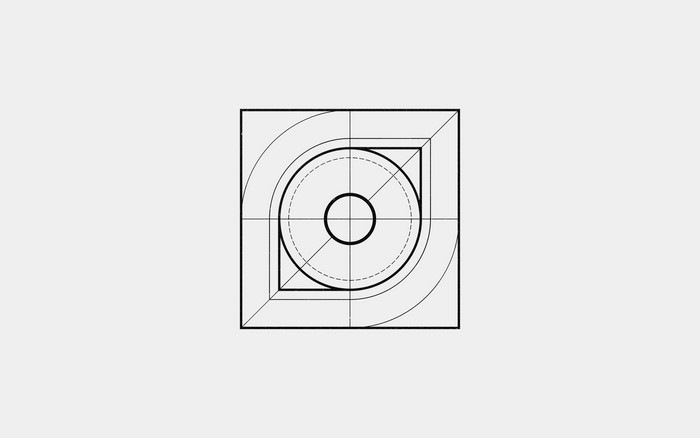 minimalism, white background