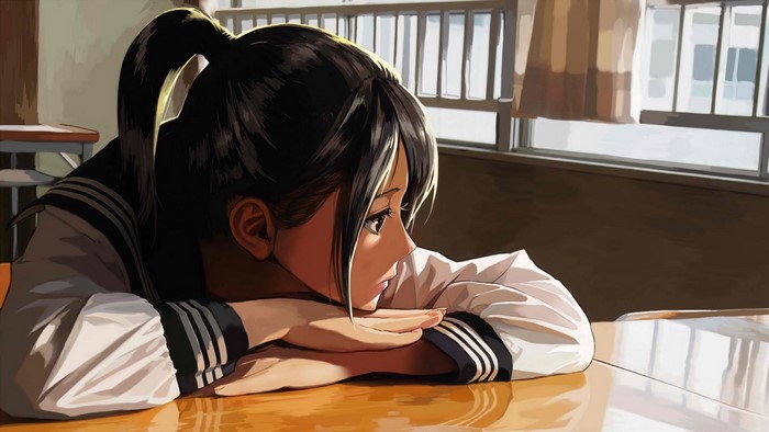 schoolgirl, school uniform, anime girls, women