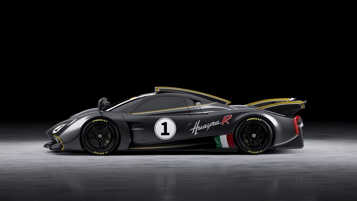 side view, supercars, car, sports car, vehicle, Italian Supercars, grey cars, Pagani, carbon fiber, Pagani Huayra