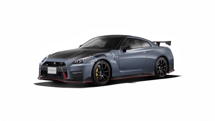 white background, Nissan GT-R, supercars, vehicle, Nissan GT-R NISMO, Nismo, car, grey cars, Nissan, sports car