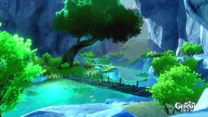 landscape, video game art, Genshin Impact, Genshin