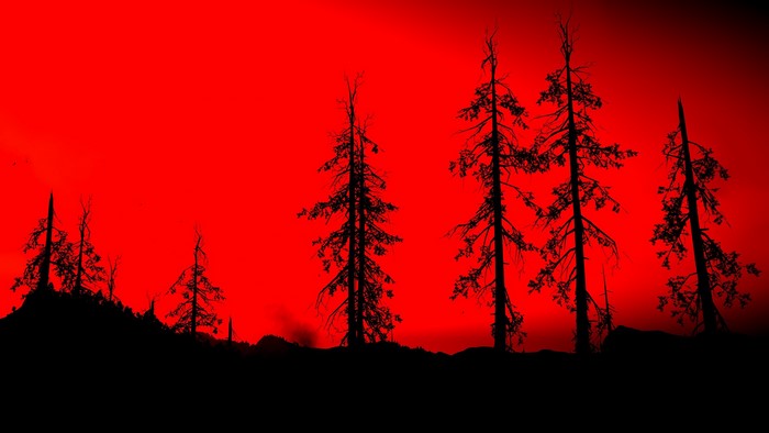 red, red sky, reshade, landscape, Far Cry New Dawn