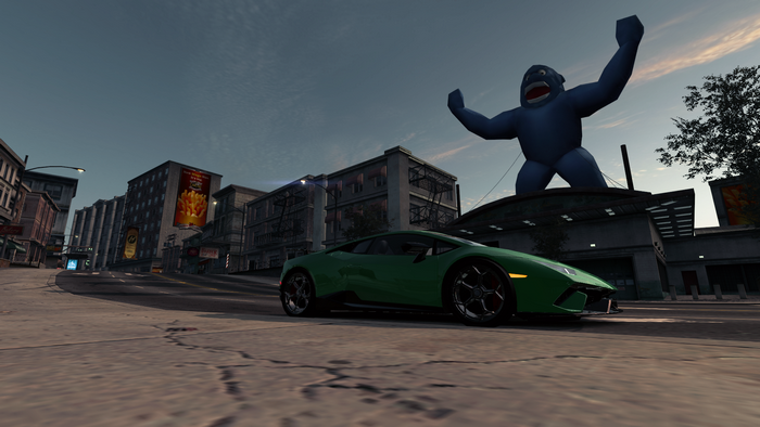 Green Cars, Need For Speed: World, Vehicle, Lamborghini, Monkey, Screen 