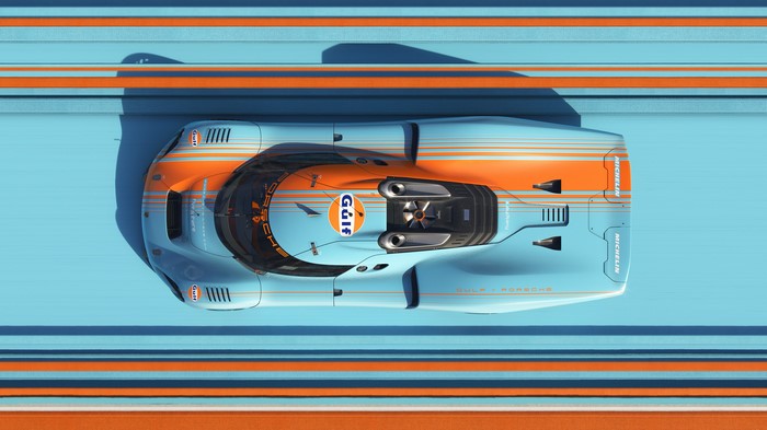 Porsche 908/04, concept car, car, gulf, Porsche