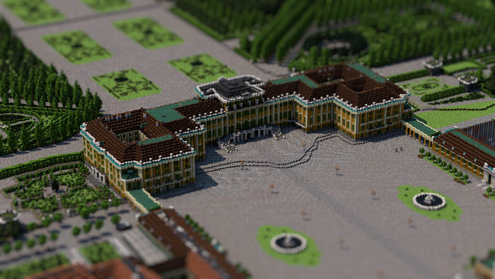 Schönbrunn Palace Minecraft Recreation