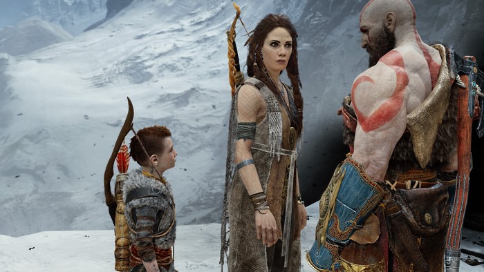 4K, God of War, Santa Monica Studio, Kratos, Atreus, God of War (2018)