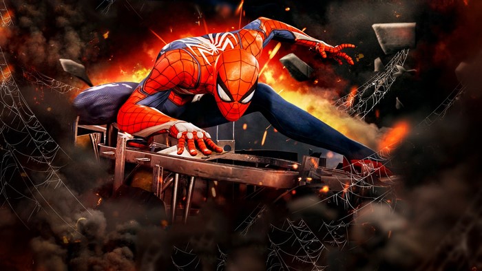 digital painting, Marvel Super Heroes, Marvel Cinematic Universe, Insomniac Games, Spider-Man, superhero, Marvel Comics