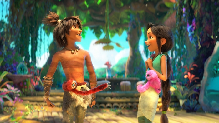 Guy and Dawn Betterman in The Croods: A New Age