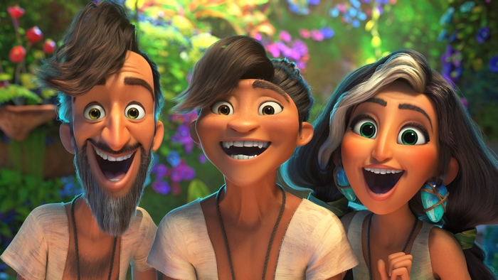 The Croods: A New Age - Phil, Guy, and Hope