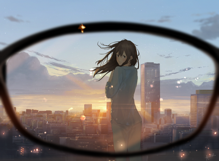 t_res, anime girls, anime