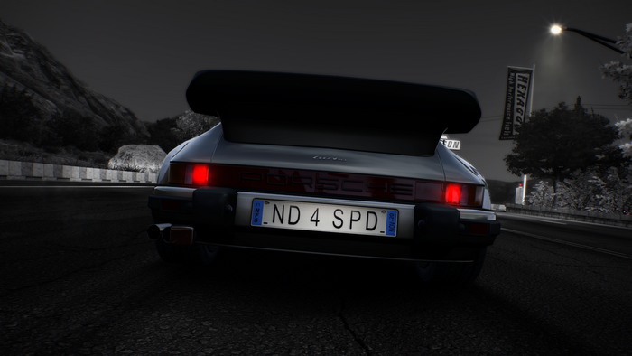 Porsche 911 RSR, monochrome, Need for Speed: Hot Pursuit
