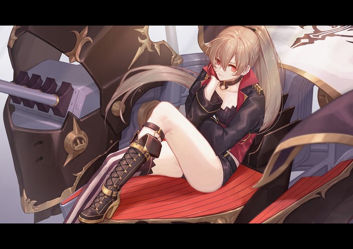 anime girls, anime, Azur Lane, Whitem, jean bart (azur lane)