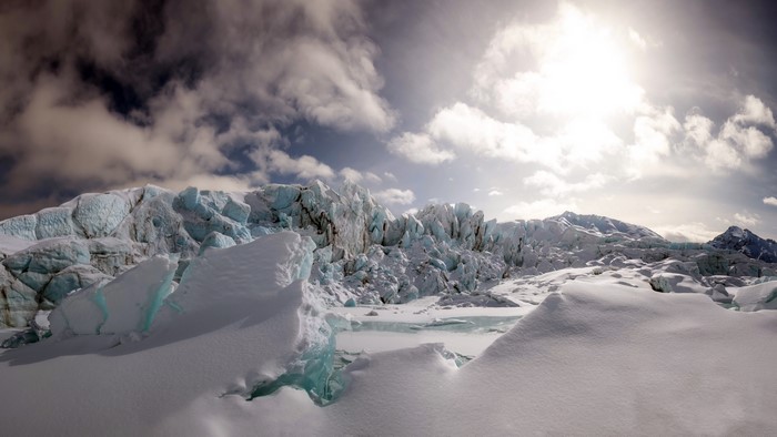 4K, winter, nature, snow, ice, cold, landscape
