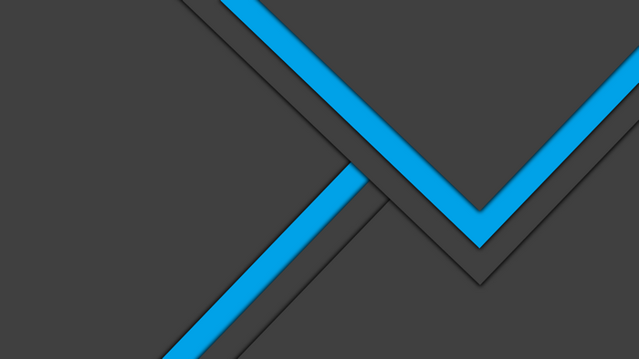 Minimalist dark gray and blue abstract lines