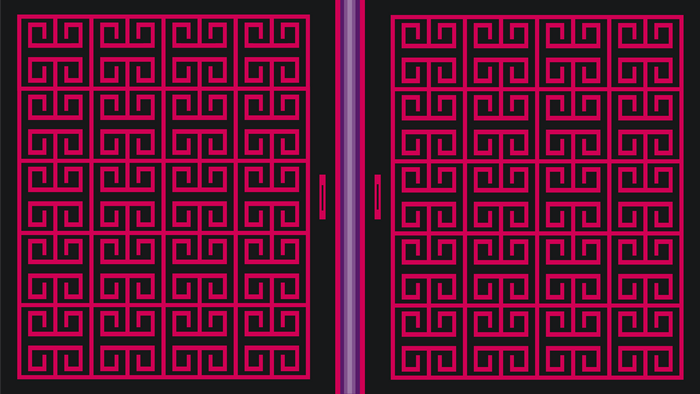 4K, door, dark, pattern, doorways