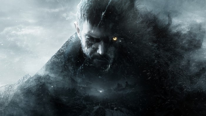 face, Chris Redfield, video game characters, artwork, Resident Evil 8: Village, Capcom, video games, creature, Resident Evil