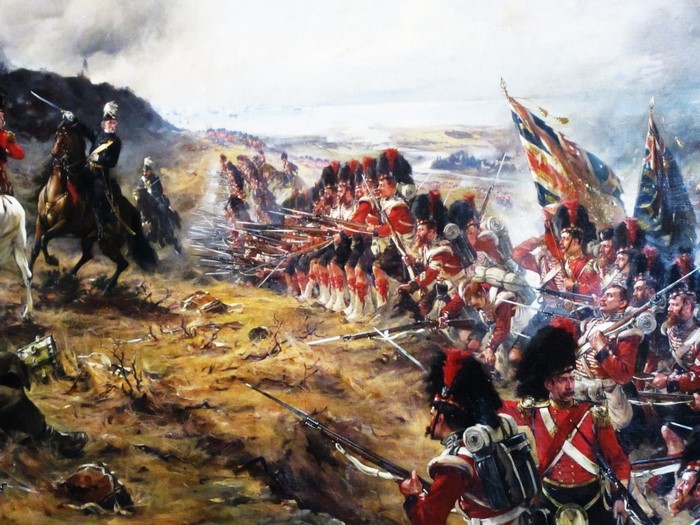 Waterloo, soldier, British Army, war, artwork, military