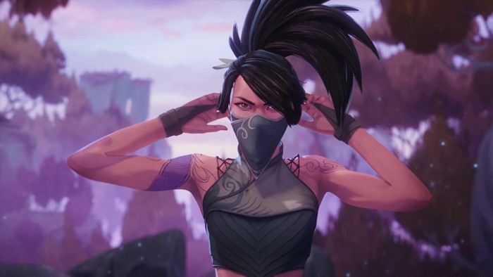 video game characters, video games, video game art, League of Legends, Akali(League of Legends), game art