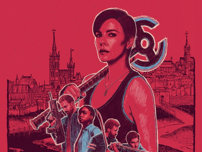 The Old Guard movie poster with Charlize Theron