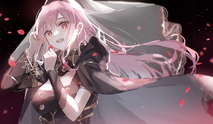 4K, Oyuyu, Mori Calliope, anime, anime girls, Hololive