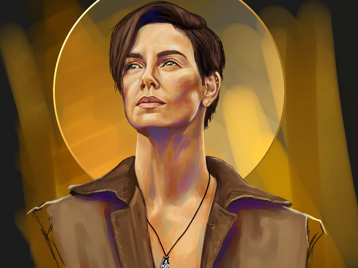 Charlize Theron as Andromache of Scythia