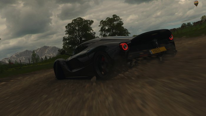 4K, Forza Horizon 4, Ferrari LaFerrari, supercars, video games, black cars, car, screen shot, vehicle, Hypercar