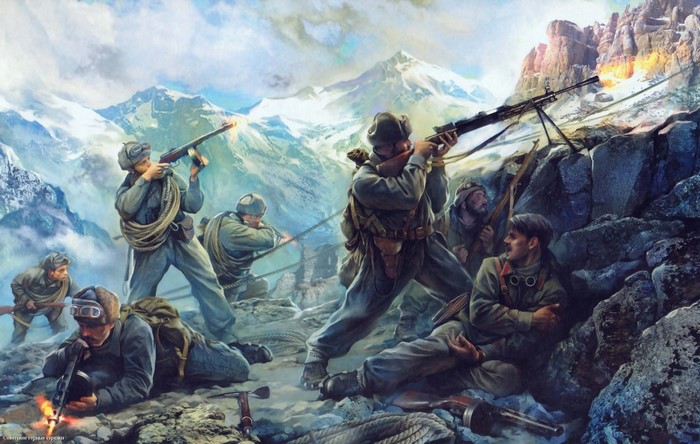 army, war, World War II, military, soldier, red army, men, artwork