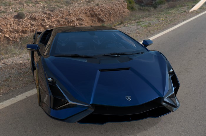 4K, 3D, 3D graphics, Hypercar, Lamborghini Sian, sports car, Lamborghini