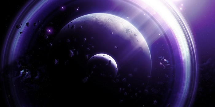 4K, nebula, stars, purple, space, Sun, galaxy, planet, black holes