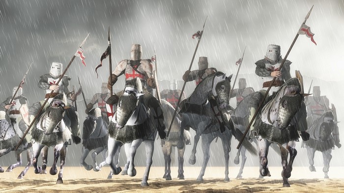 artwork, knight, Templar, fantasy art