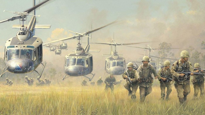 UH-1, Vietnam War, helicopters