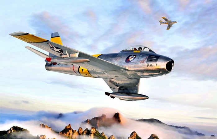 F-86 Sabre, jet fighter, Korean War