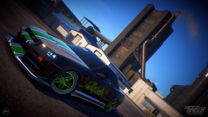 black cars, car, Need for Speed: Payback, skyline r32, Nissan Skyline R32, vehicle, tuning, need for speed payback, Nissan Skyline GT-R-V- spec  1993, Nissan, video games