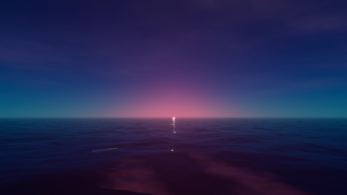 gradient, neon, simple, horizon