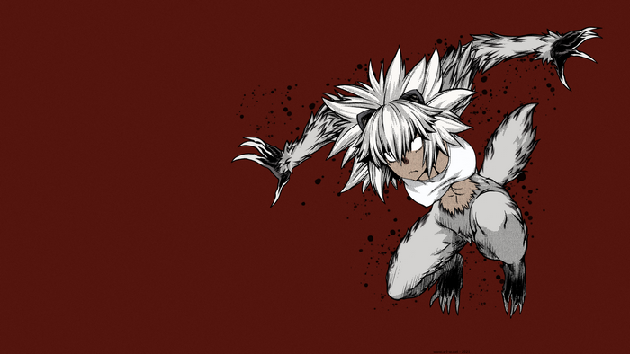 angry, white hair, short hair, tomboys, white eyes, Sumita Kazasa, Killing Bites, manga, animal ears, anime girls, anime, hybrid animal, Hitomi Uzaki
