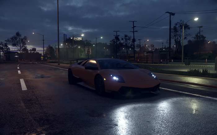 Lamborghini, Lamborghini Murcielago LP 670-4 Super Veloce, vehicle, car, Need For Speed 2015, screen shot, Lamborghini Murcielago, video games