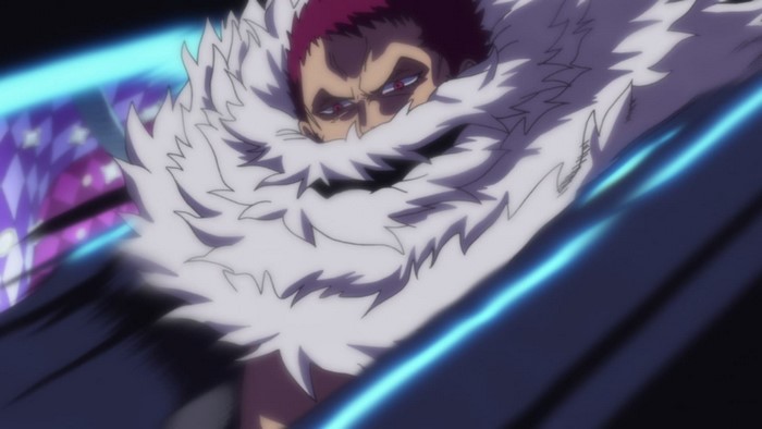 Katakuri, anime, anime men, red eyes, One Piece