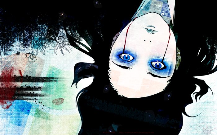 face, anime, Ergo Proxy, dark hair, anime girls, Re-l Mayer, blue eyes, women