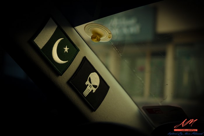 4K, car interior, car, pakistani flag