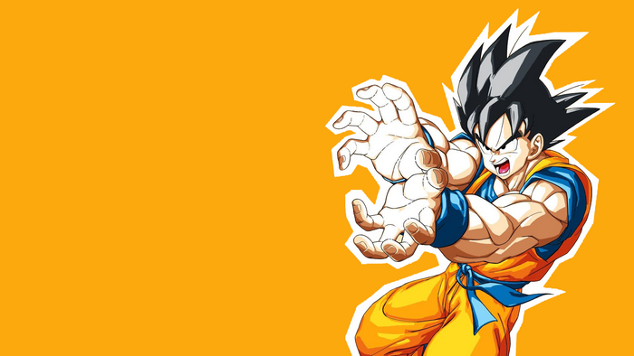 Son Goku from Dragon Ball Z in Action Pose