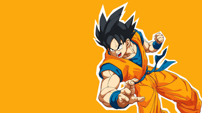 Son Goku in Dragon Ball Z Action Pose