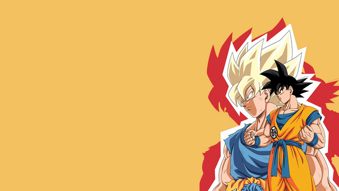 Son Goku and Super Saiyan from Dragon Ball Z