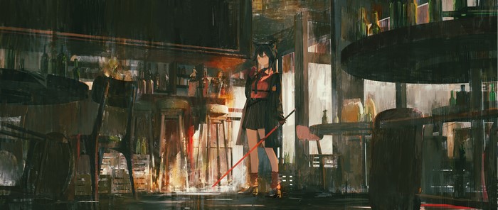 4K, Texas (Arknights), Arknights, video game characters, anime girls, Katann
