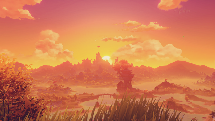 Genshin, Genshin Impact, video games, landscape