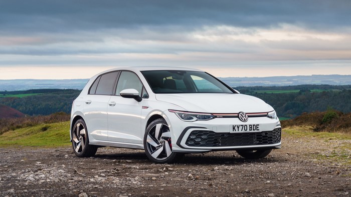 GTI, white cars, hot hatch, Volkswagen, German cars, vehicle, hatchbacks, car, Volkswagen GTI